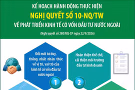 Kế hoạch thực hiện Nghị quyết số 10-NQ/TW về kinh tế có vốn đầu tư nước ngoài