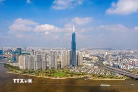 Một góc Thành phố Hồ Chí Minh. (Ảnh: TTXVN)