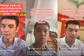 Trưởng thôn 9X Nguyễn Tuấn Anh ứng dụng công nghệ thông tin và mạng xã hội vào công tác quản lý, tuyên truyền. (Ảnh: Facebook nhân vật)