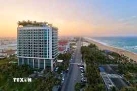 Một góc đô thị Tuy Hòa hiện đại, phát triển bền vững. (Ảnh: Tường Quân/TTXVN)