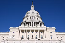 Tòa nhà Quốc hội Mỹ tại Washington, D.C. (Ảnh: THX/TTXVN phát)