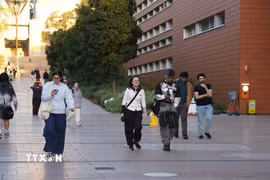 Sinh viên Đại học New South Wales ở thành phố Sydney. (Ảnh: Lê Đạt/TTXVN)