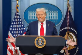 Tổng thống Mỹ Donald Trump. (Ảnh: THX/TTXVN phát)