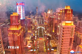 Thủ đô Bình Nhưỡng, Triều Tiên. (Ảnh: Yonhap/TTXVN)