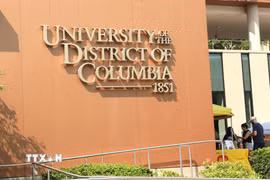 Đại học Đặc khu Columbia, Mỹ. (Ảnh: Ngọc Quang/TTXVN)