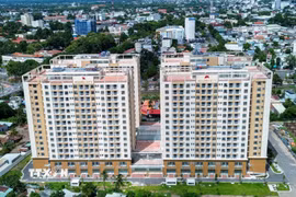 Các block thuộc Giai đoạn 1 của Dự án Golden City đã hoàn thành, bàn giao đưa vào sử dụng, góp phần bổ sung nguồn cung nhà ở xã hội trên địa bàn tỉnh Tây Ninh. (Ảnh: Giang Phương/TTXVN)