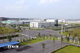Khu công nghiệp tại tỉnh Hưng Yên. (Ảnh: Thế Duyệt/TTXVN)