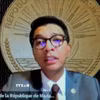 Tổng thống Madagascar Andry Rajoelina trong bài phát biểu ngày 13/10. (Ảnh: THX/TTXVN)