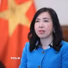 Thứ trưởng Bộ Ngoại giao Lê Thị Thu Hằng. (Ảnh: An Đăng/TTXVN)