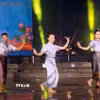 Tiết mục văn nghệ tại chương trình nghệ thuật. (Ảnh: Trịnh Bang Nhiệm/TTXVN)