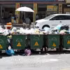 Rác thải sinh hoạt tràn ngập đô thị Đà Lạt khi Nhà máy xử lý rác thải đóng cửa trong 2 ngày 12-13/6. (Ảnh: Chu Quốc Hùng/TTXVN)