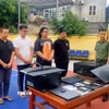 Sau quá trình điều tra, làm rõ, đến nay Cơ quan An ninh điều tra công an tỉnh Thanh Hóa đã quyết định khởi tố vụ án, khởi tố bị can và ra lệnh tạm giam đối với 8 đối tượng. (Ảnh: TTXVN phát)