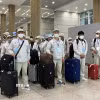 Lao động Việt Nam nhập cảnh tại sân bay Incheon (Hàn Quốc). (Ảnh: Anh Nguyên/TTXVN)