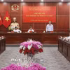 Quang cảnh buổi làm việc. (Ảnh: Tuấn Phi/TTXVN)