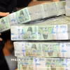Đồng won của Hàn Quốc. (Ảnh: AFP/TTXVN)