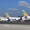 Máy bay của Ethiopian Airlines tại sân bay quốc tế Bole, thủ đô Addis Ababa, Ethiopia. (Ảnh: Phi Hùng/TTXVN)