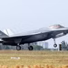 Tiêm kích F-35A Lightning II của Mỹ. (Ảnh: ANI/TTXVN phát)