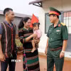 Một hộ dân người M’Nông được an cư, lạc nghiệp tại điểm dân cư liền kề chốt dân quân biên giới xã Quảng Trực. (Ảnh: Hưng Thịnh/TTXVN)
