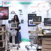 Triển lãm trang thiết bị y tế bên lề Diễn đàn Phát triển y tế tư nhân Việt Nam năm 2026. (Ảnh: Đinh Hằng/TTXVN)