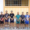 Các đối tượng bị bắt tạm giam. (Ảnh: Công Mạo/TTXVN)