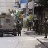 Các lực lượng Israel được triển khai tại thành phố Nablus, Bờ Tây. (Ảnh: THX/TTXVN)