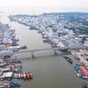Cửa biển Sông Đốc, một trong những cửa biển lớn nhất của khu vực Đồng bằng sông Cửu Long. (Ảnh: Huỳnh Anh/TTXVN)
