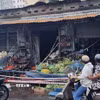 Hiện trường vụ cháy. (Ảnh: TTXVN phát)