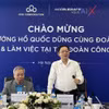 Phó Thủ tướng Chính phủ Hồ Quốc Dũng phát biểu tại buổi làm việc. (Ảnh: Diệp Trương/TTXVN)