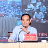 Ông Trần Lưu Quang, Ủy viên Bộ Chính trị, Bí thư Thành ủy Thành phố Hồ Chí Minh, Trưởng Đoàn đại biểu Quốc hội Thành phố Hồ Chí Minh. (Ảnh: Xuân Khu/TTXVN)
