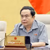Chủ tịch Quốc hội Trần Thanh Mẫn phát biểu. (Ảnh: Doãn Tấn/TTXVN)