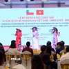 Biểu diễn giao lưu nghệ thuật tại lễ kỷ niệm 55 năm thiết lập quan hệ ngoại giao Việt Nam-Chile (1971-2026). (Ảnh: Trần Lê Lâm/TTXVN)