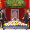 Tổng Bí thư, Chủ tịch nước Tô Lâm tiếp đồng chí Vanhxay Phongsavanh, Ủy viên Bộ Chính trị, Bí thư Trung ương Đảng, Chủ nhiệm Ban Kiểm tra Trung ương, Tổng Thanh tra Nhà nước, Trưởng Ban Phòng chống tham nhũng Trung ương Lào. (Ảnh: Thống Nhất/TTXVN)