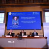 Viện Hàn lâm Khoa học Hoàng gia Thụy Điển công bố giải Nobel Vật lý 2026 thuộc về Giáo sư Francis Halzen. (Ảnh: THX/TTXVN phát)