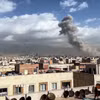 Khói bốc lên sau một cuộc không kích nhằm vào thủ đô Tehran, Iran. (Ảnh: ANI/TTXVN phát)