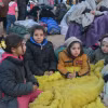Trẻ em tị nạn Syria tại cửa khẩu Masnaa ở biên giới Syria-Liban. (Ảnh: THX/TTXVN)