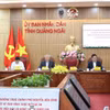 Phó Thủ tướng Thường trực Chính phủ Nguyễn Hòa Bình làm việc với lãnh đạo tỉnh Quảng Ngãi, Bộ Công Thương và các cơ quan hữu quan về tình hình thực hiện Đề án Trung tâm lọc hóa dầu và năng lượng quốc gia tại Khu kinh tế Dung Quất. (Nguồn: Báo Chính phủ)