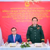 Đại tướng Nguyễn Trọng Nghĩa phát biểu. (Nguồn: Báo Quân đội Nhân dân)