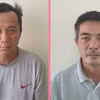 Bị can Lê Thanh Sơn và Nguyễn Thanh Hùng. (Ảnh: Công an cung cấp)