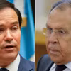Ngoại trưởng Mỹ Marco Rubio (trái) và người đồng cấp Nga Sergei Lavrov. (Nguồn: AFP)