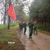 Đội tuần tra Đồn Biên phòng cửa khẩu Quốc tế Bờ Y làm nhiệm vụ tuần tra biên giới. (Ảnh: Kha Phạm/TTXVN)