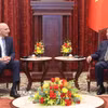 Tổng Bí thư, Chủ tịch nước Tô Lâm tiếp Đặc phái viên Tổng thống Azerbaijan Elchin Amirbayov. (Ảnh: Thống Nhất/TTXVN)