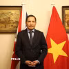 Ông Đỗ Minh Hùng, Đại sứ Đặc mệnh toàn quyền nước Cộng hòa Xã hội Chủ nghĩa Việt Nam tại Liên hiệp Vương quốc Anh và Bắc Ireland. (Ảnh: Ảnh Hữu Tiến/TTXVN)