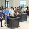Các bị cáo nghe tuyên án. (Ảnh: Danh Lam/TTXVN)