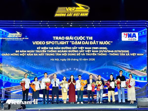 Trao giải các cuộc thi chào mừng 145 năm xây dựng và phát triển Đường sắt Việt Nam
