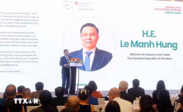 Đưa FTA Việt Nam-EFTA sớm đi vào thực thi từ năm 2027