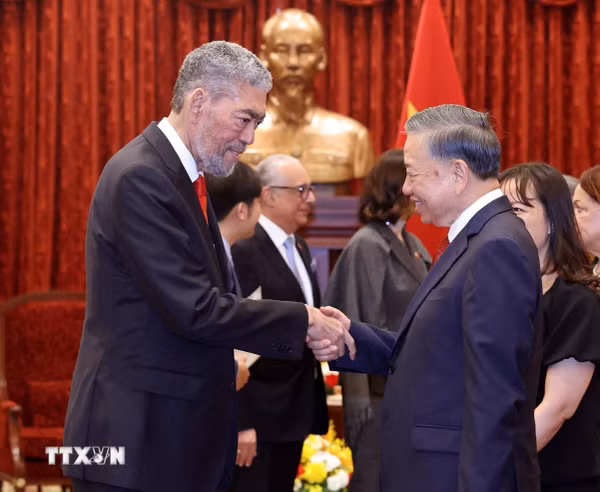 Tổng Bí thư, Chủ tịch nước Tô Lâm tiếp Tổng Bí thư Đảng Phong trào Cánh tả Thống nhất Dominicana