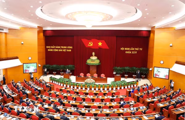 Thông báo Hội nghị lần thứ tư Ban Chấp hành Trung ương Đảng khóa XIV
