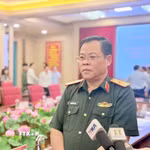 Thiếu tướng, Phó Giáo sư, Tiến sỹ Nguyễn Văn Sáu, Phó Viện trưởng Viện Chiến lược và Lịch sử quốc phòng Việt Nam. (Ảnh: Đỗ Bình/TTXVN)