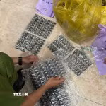 Tang vật thu giữ. (Ảnh: TTXVN phát)