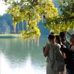 Hà Nội ngày nắng, đêm không mưa. (Ảnh: Minh Quyết/TTXVN)